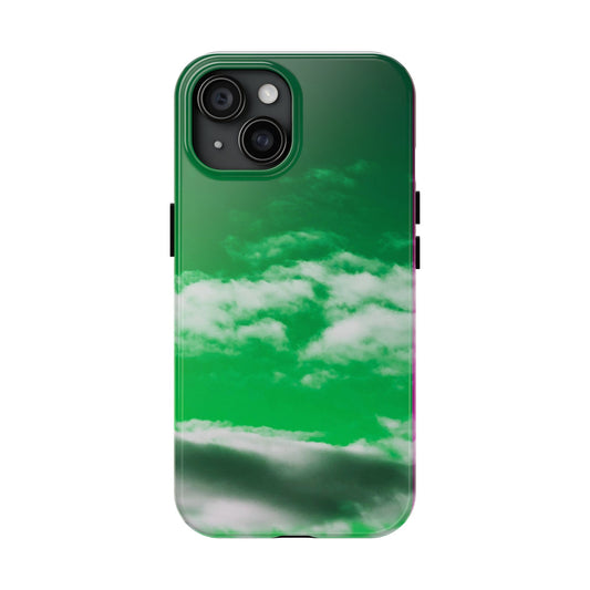 Green Cloud Tough Phone Cases