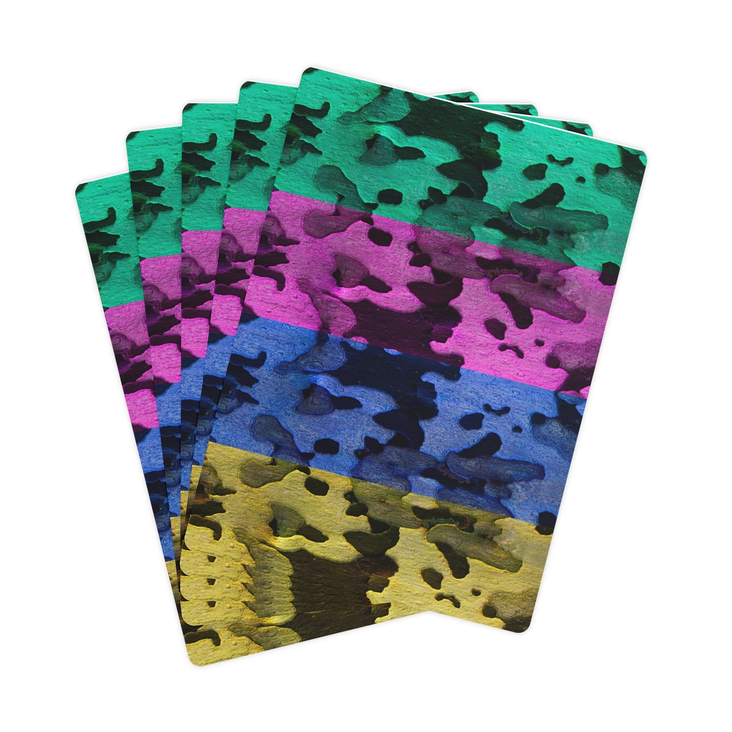 Four Tree Color Poker Cards