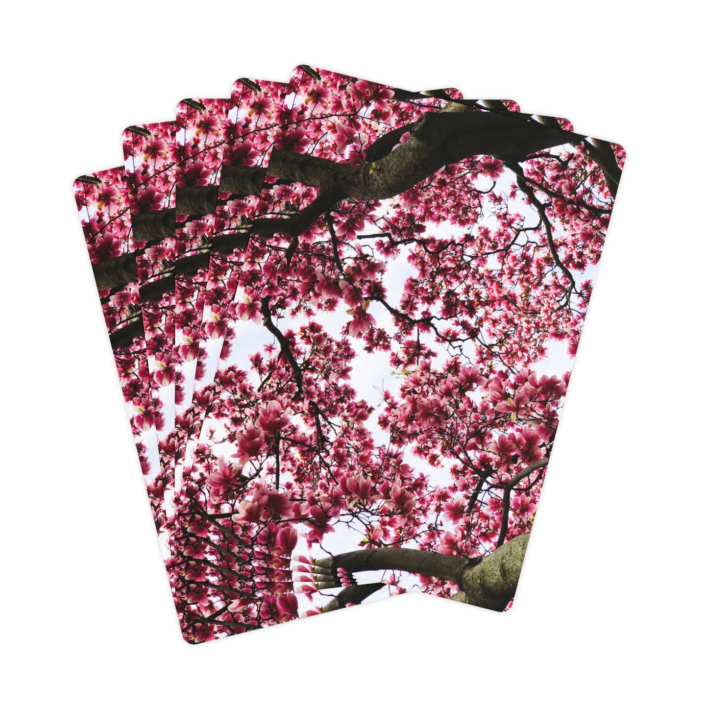 Pink Flower - Poker Cards